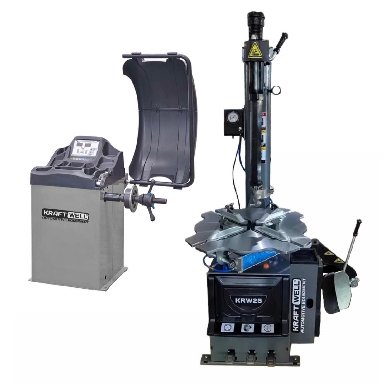 KraftWell KRW25/220+KRW240 Комплект шиномонтажа
