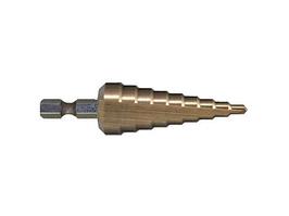 Сверло ступенчатое HSS-TiN с прямым желобком, 4-20, 1/4" (MAKITA)