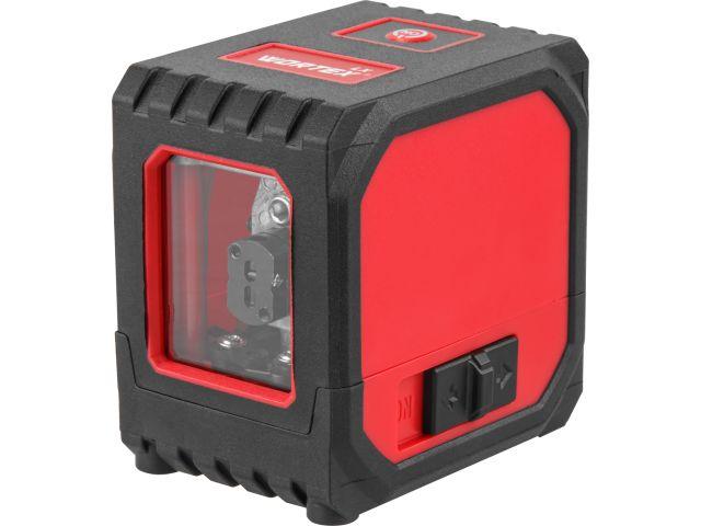 Нивелир лазерный линейный WORTEX LX LL 0210-2 (2х110°, до 15 м, +/- 0.3 мм/м, зеленый) (резьба 1/4")