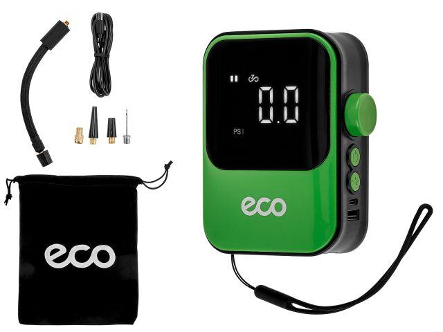 Компрессор автомобильный ECO AE-007 Comfort (7,4 В, 40 Вт, 18 л/мин, 4000 мА·ч, 10 Бар, LED дисплей, режим