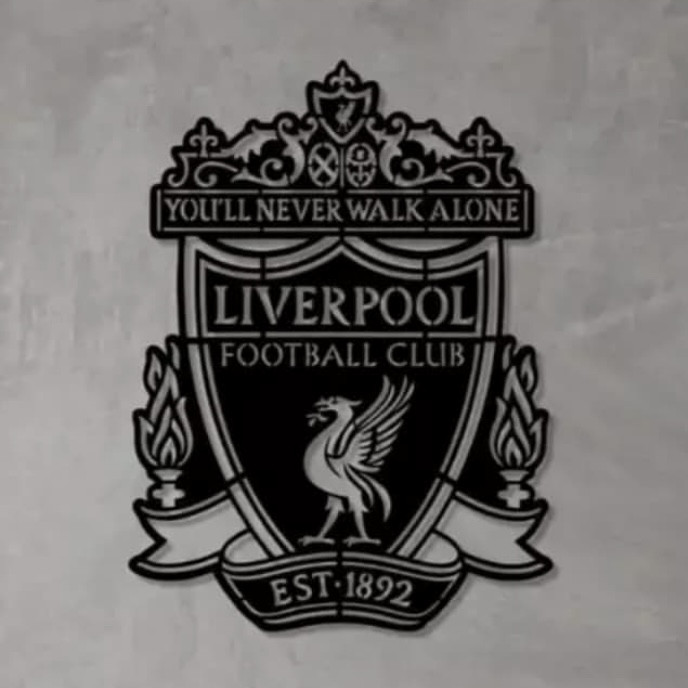 Настенное панно с эмблемой футбольного клуба LIVERPOOL 65*49 см