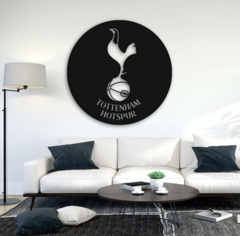 Настенное панно с эмблемой футбольного клуба TOTTENHAM HOTSPUR 50 см
