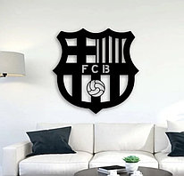 Настенное панно с эмблемой футбольного клуба BARCELONA 50*50 см