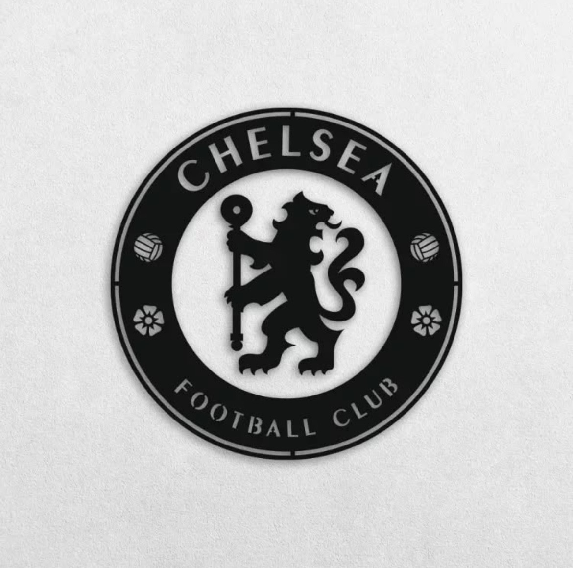 Настенное панно с эмблемой футбольного клуба CHELSEA 60 см