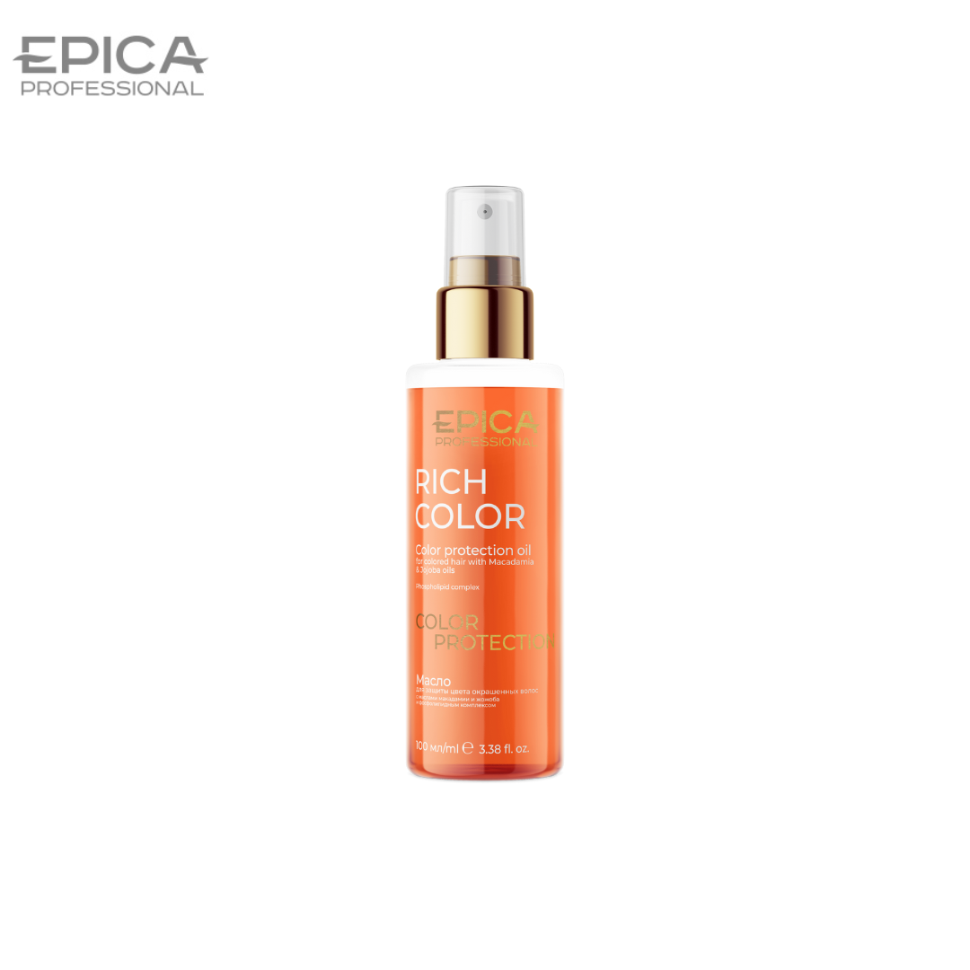 Масло для защиты цвета окрашенных волос Epica Professional RICH COLOR 100мл