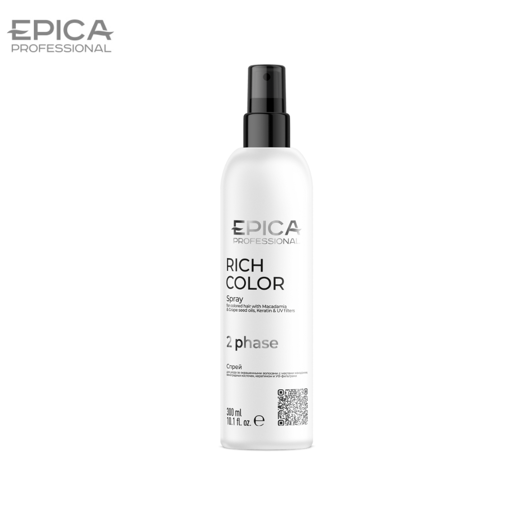 Двухфазный спрей для окрашенных волос Epica Professional RICH COLOR 300мл