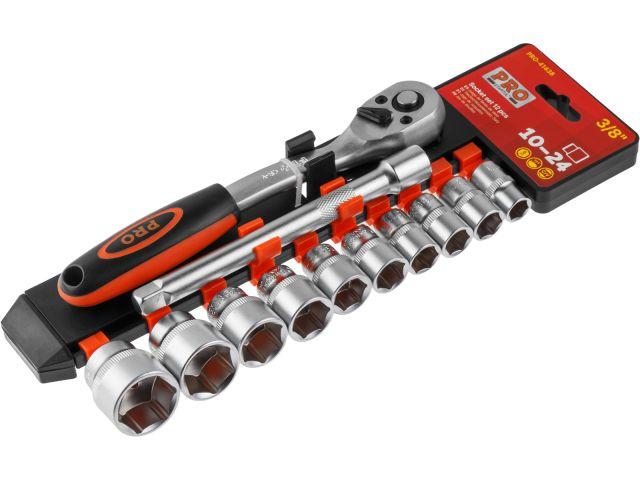 Набор головок 3/8" 10-24мм 12 предметов PRO STARTUL (СТАРТУЛ) (PRO-41438)