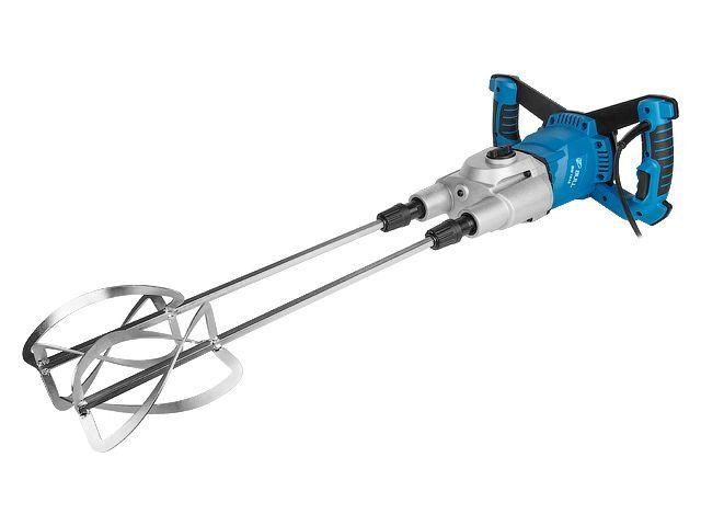 Миксер строительный BULL (Булл) BM 1618 в коробке 1800 Вт, 2 венчика , 2 скор., HEX13, рег. об., кабель 4 м