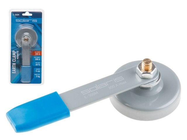 Клемма заземления 300А E-300M SOLARIS (СОЛЯРИС) магнитная в блист.