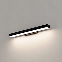 Подсветка зеркала черная AQUA LED black S LP-987/1W S BK Light Prestige