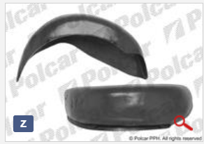 Подкрылок задний (левый) для Fiat Punto (188)