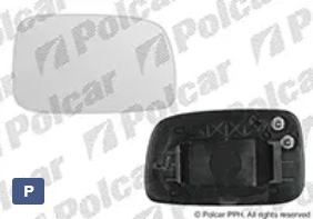 Стекло бокового зеркала (правое) для Toyota Avensis (T25)