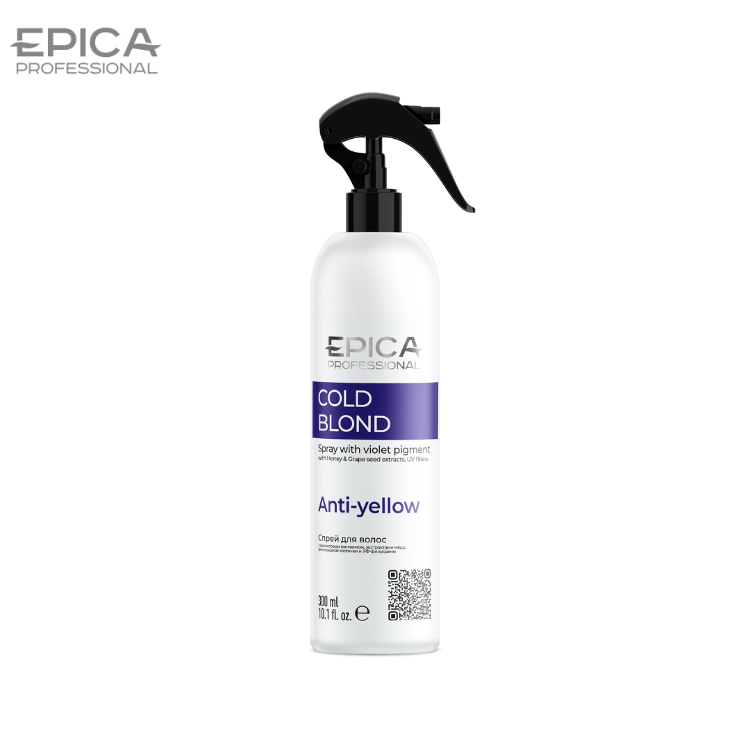 Спрей с фиолетовым пигментом Epica Professional COLD BLOND 300мл