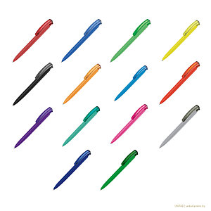 Ручка пластиковая шариковая UMA Trinity K transparent Gum soft-touch