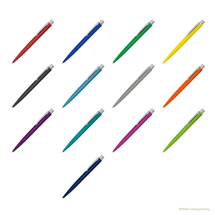 Ручка шариковая металлическая UMA Lumos Gum soft-touch, фото 2