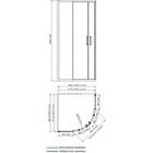 Душевой уголок Wasserkraft Lippe 45S01, фото 3