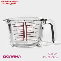 Кувшин мерный Доляна, 500 мл