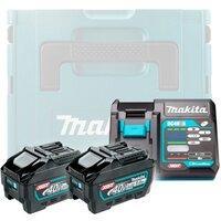 Аккумулятор с зарядным устройством Makita 191V40-2 (40В/2x5 Ah + 40В + кейс), фото 2