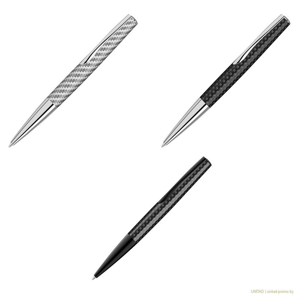 Ручка шариковая металлическая UMA Elegance Carbon
