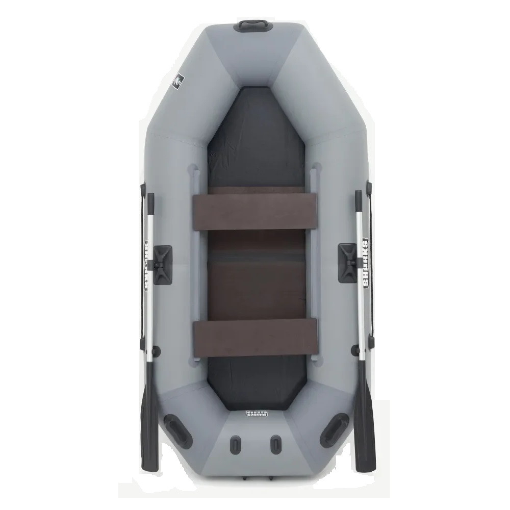 Надувная лодка ПВХ для рыбалки SHARKS G260 ЖД, слань в комплекте
