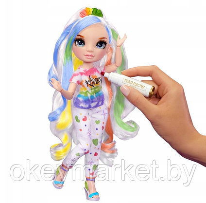 Кукла Rainbow High с голубыми глазами серия Color & Create 594123, фото 3