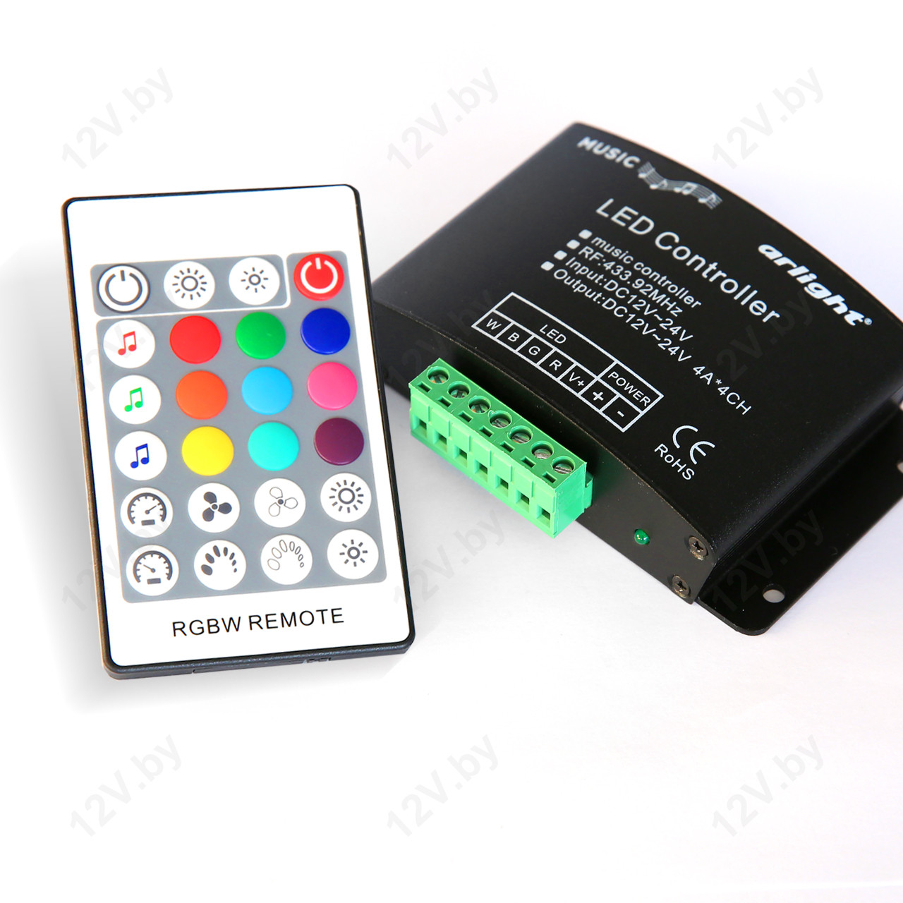 Аудиоконтроллер RF24B-4CH (12-24V, 192-384W) [L]