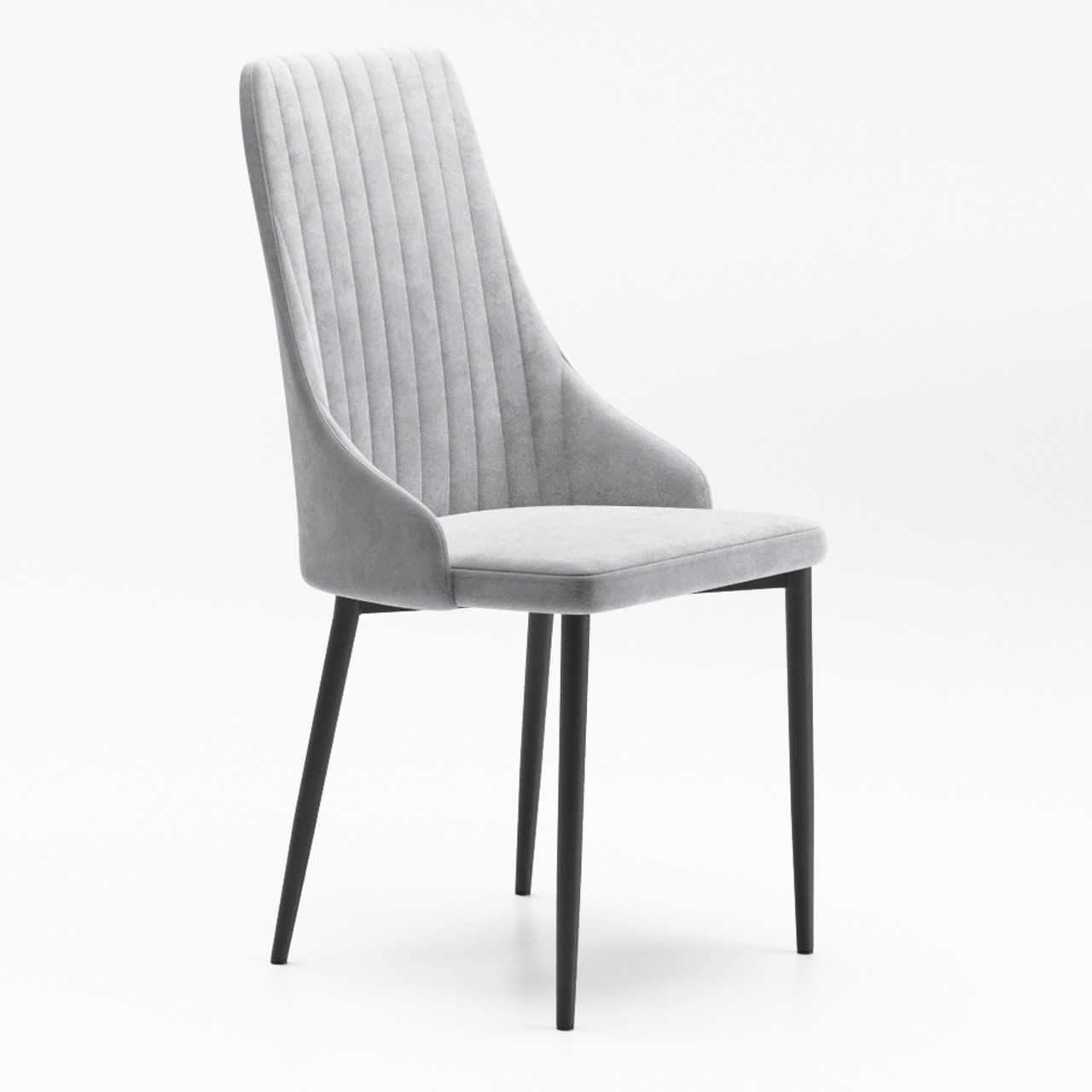 Стул "Аника" ткань бренди 20 (silver)/каркас черный