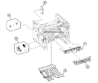 Узел протяжки бумаги 41X1184 | 41X1183 | 41X1223 для Lexmark B2338dw/ MX321adn/ MX521de
