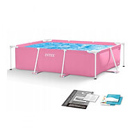 Бассейн каркасный Intex 220x150x60 см (28266) розовый manufacturer 27794