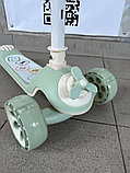 Детский самокат RiverToys HB-8001 (зеленый) Складной, фото 5