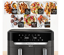 Аэрофритюрница Tefal Dual Easy Fry EY942HE0, фото 2