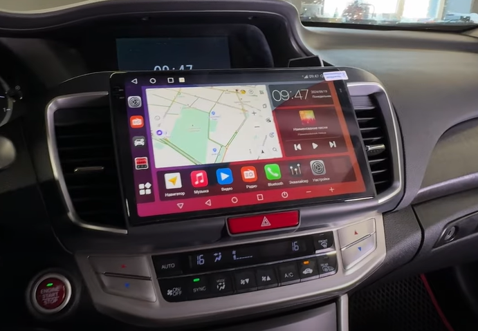 Штатная магнитола Parafar для Honda Accord 9 2013+ на Android 13 (2/32Gb + 4G)