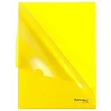 Папка-уголок BRAUBERG жесткая А4 желтая 0,15 мм, фото 2