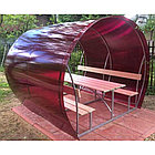 Беседка садовая Пион (длина 2 метра)+ мангал +Москитная сетка +бесплатная доставка!, фото 3