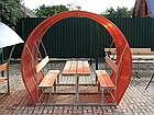 Беседка садовая Пион (длина 2 метра)+ мангал +Москитная сетка +бесплатная доставка!, фото 2