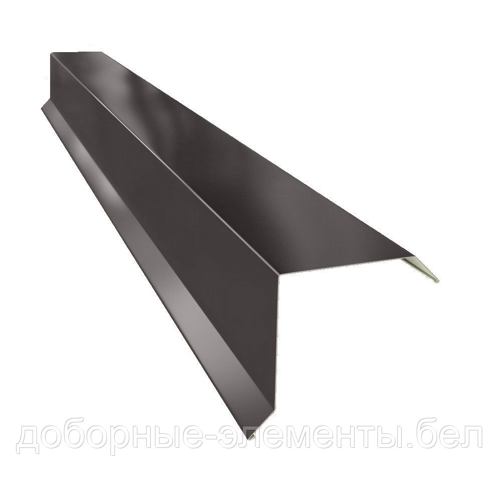 Ветровая торцевая 100х120 мм 8019 глянец