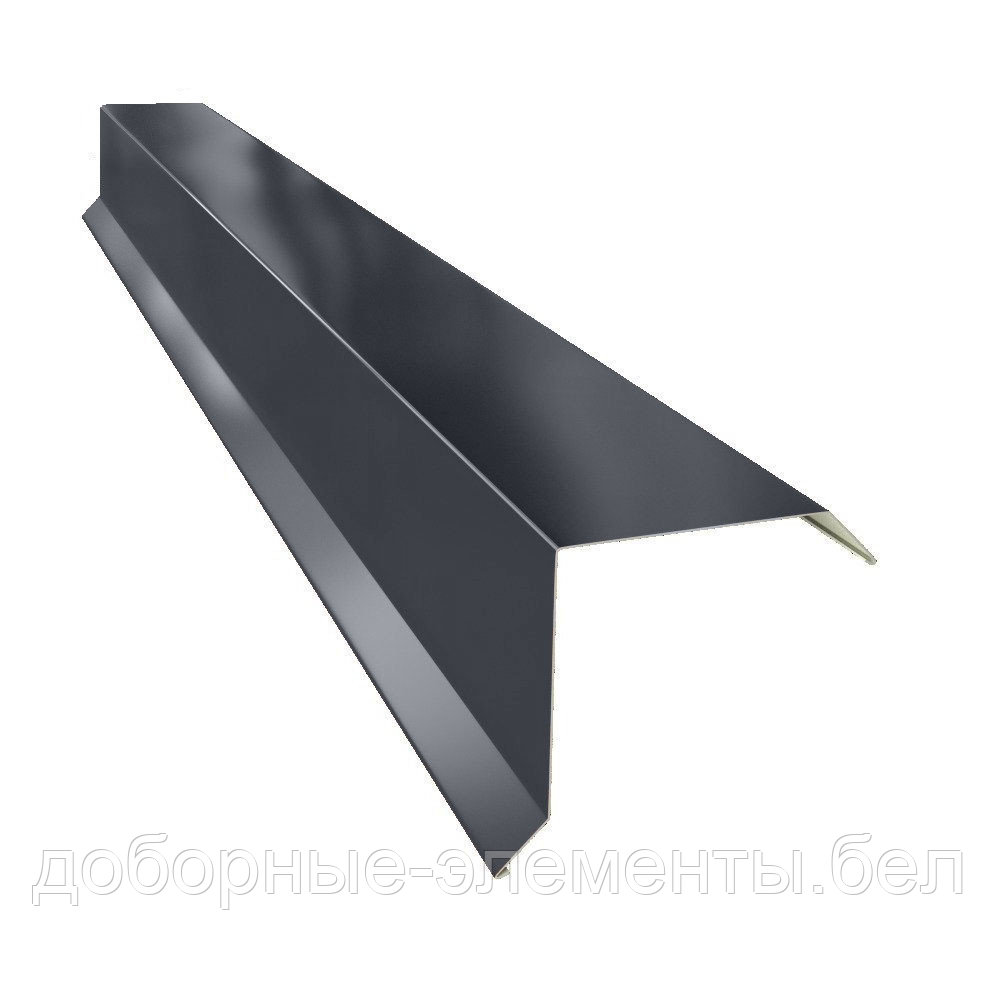 Ветровая торцевая 100х120 мм 7024 глянец