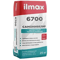 Самонивелир тонкослойный ilmax 6700, 25 кг.