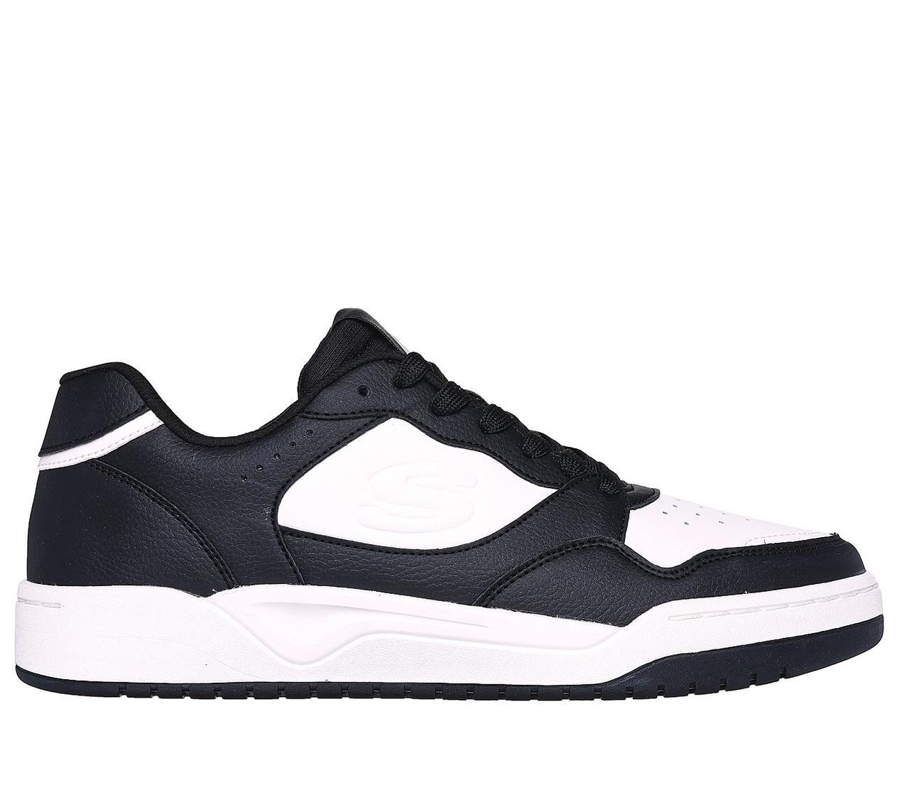 Кроссовки мужские Skechers Koopa Volley Low Varsity черный/белый 183240-BKW