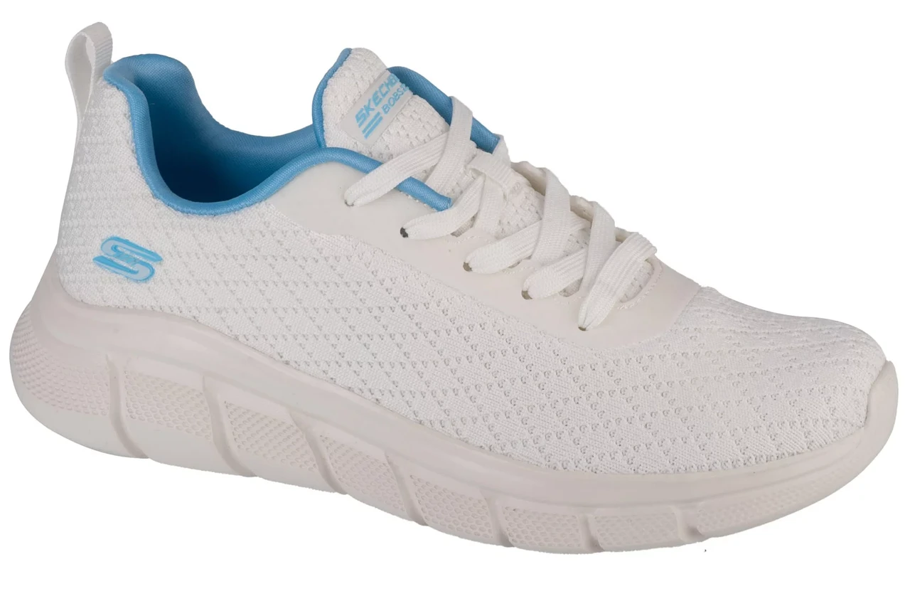 Кроссовки женские Skechers Bobs Sport B Flex Quick Pivot белый/голубой 117328-OFWT