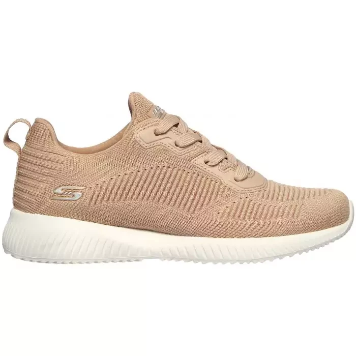 Кроссовки женские Skechers BOBS Sport Squad - Tough Talk розовый 32504-NUDE