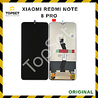 Дисплей (Экран) Xiaomi Redmi Note 8 Pro (M1906G7T) в сборе с тачскрином Черный - ОРИГИНАЛ