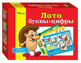 Лото "Буквы-цифры"("Степ Пазл") арт. 80301