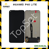 Дисплей (Экран) Huawei P40 Lite (JNY-LX1) в сборе с тачскрином Черный - ОРИГИНАЛ