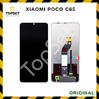Дисплей (Экран) Xiaomi Poco C65/Redmi 13C (23100RN82L/23106RN0DA) в сборе с тачскрином Черный - ОРИГИНАЛ