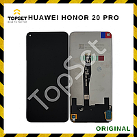 Дисплей (Экран) Huawei Honor 20 Pro/Nova 5T (YAL-L21/YAL-L41/Yale-L71A) в сборе с тачскрином Черный - ОРИГИНАЛ