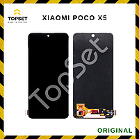 Дисплей (Экран) Xiaomi Poco X5 5G/Redmi Note 12 (22111317PG/22111317I/23021RAA2Y) с тачскрином Черный - (OLED)