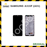 Дисплей (Экран) Samsung A315F (A31) МОДУЛЬ Черный - (OLED)