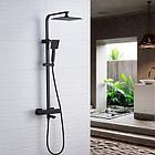 Душевая система с термостатом Ledeme L2424B (черная), фото 2