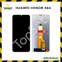 Дисплей (Экран) Huawei Honor X6a (5109ATKH) с тачскрином Черный - ОРИГИНАЛ